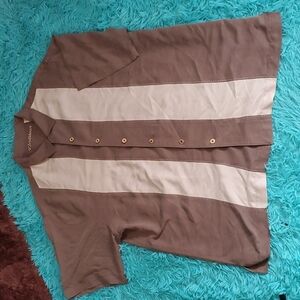 Caribbean Palm Tree Embellished Shirt